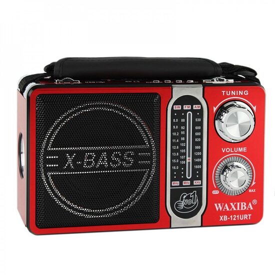 Fm radio 'X-bass', usb, mp3, SD, ar lukturi